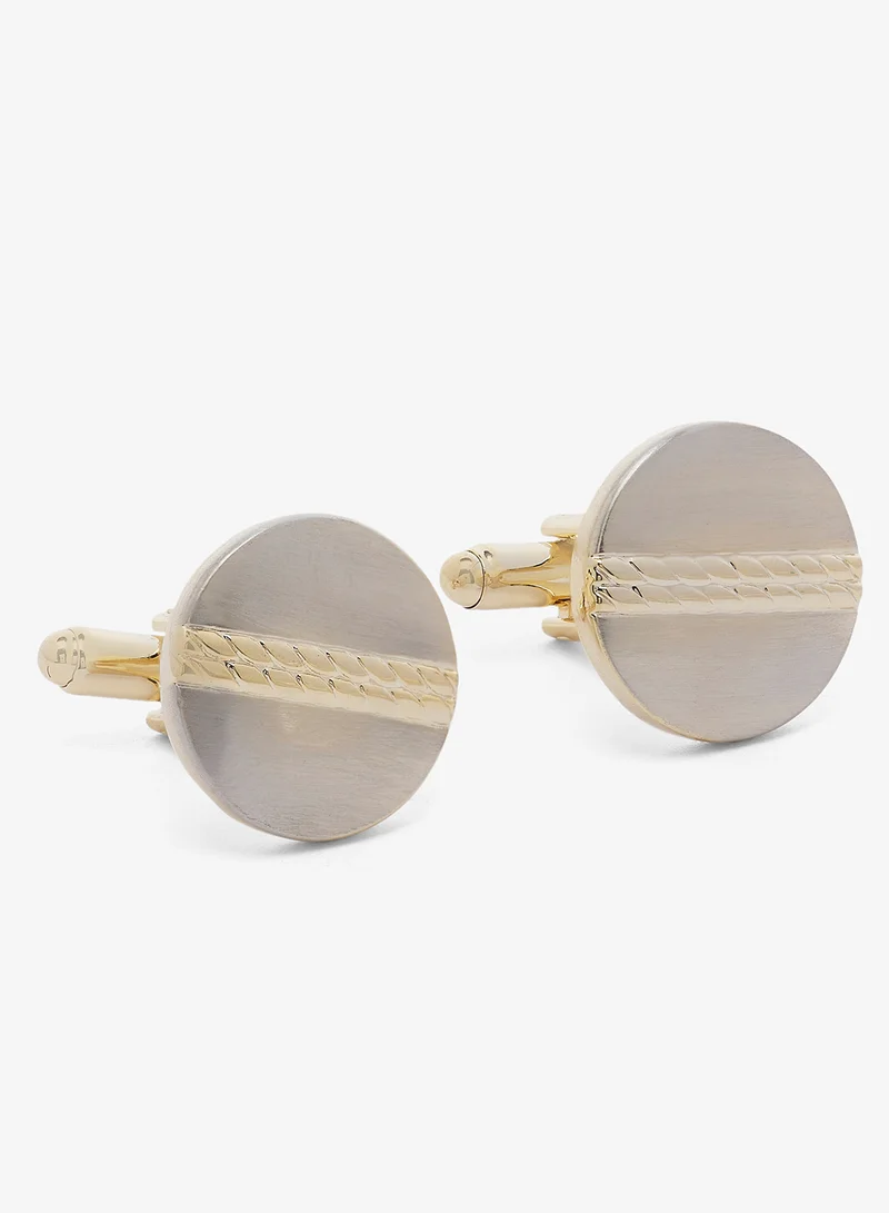 Silver and Gold Tone Cufflinks